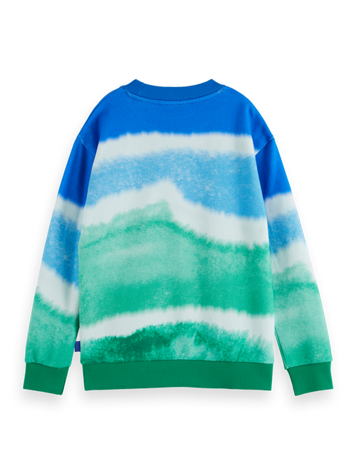 RELAXED-FIT TIE-DYED SWEATSHIRT