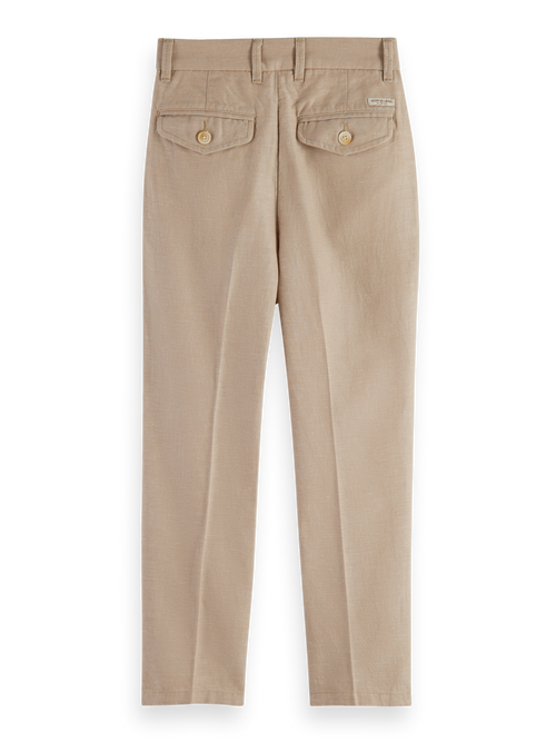 LOOSE-TAPERED-FIT - COTTON LINEN TWILL JOGGER