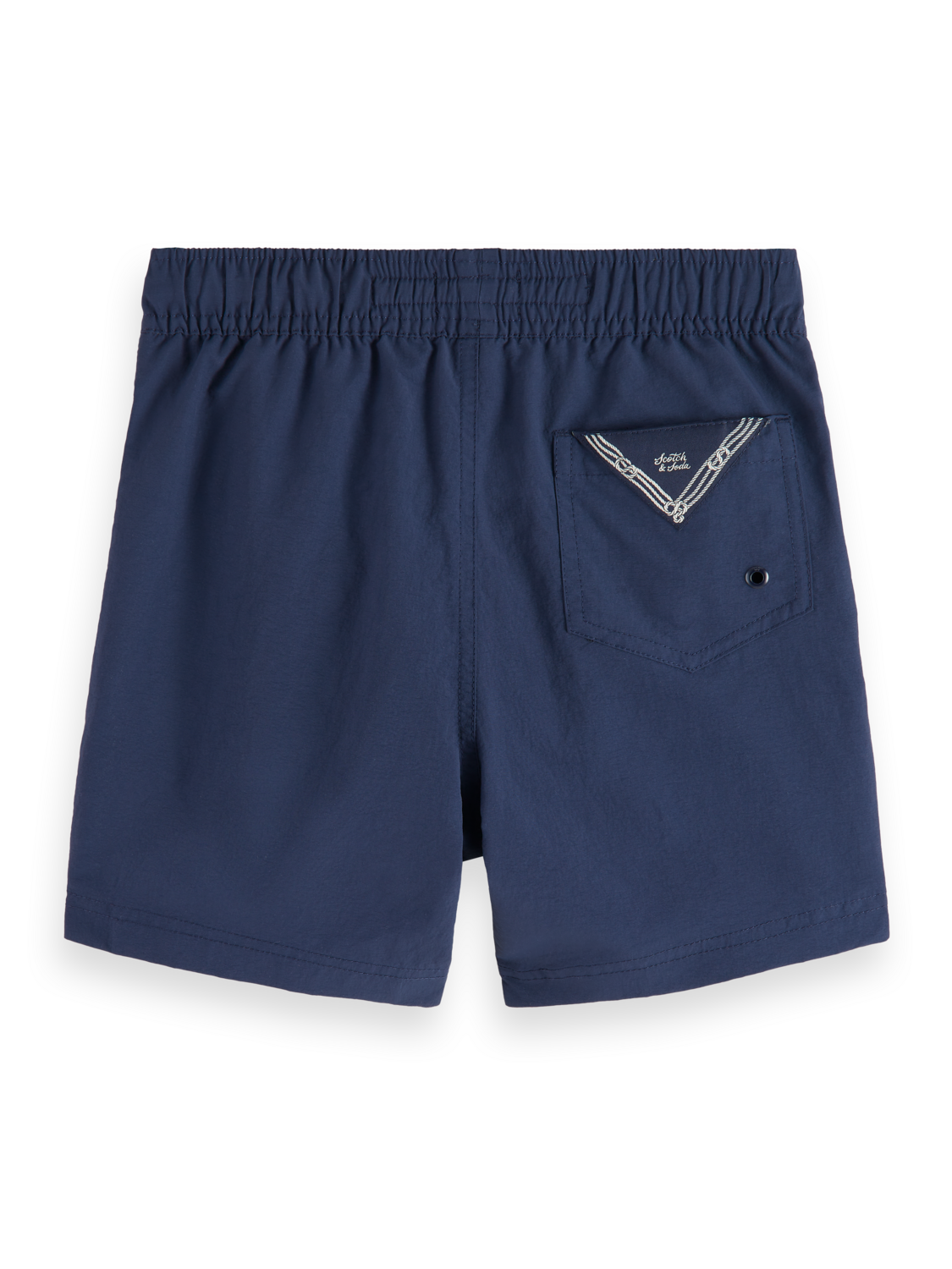 SHORT-LENGTH PLACED ARTWORK SWIMSHORTS