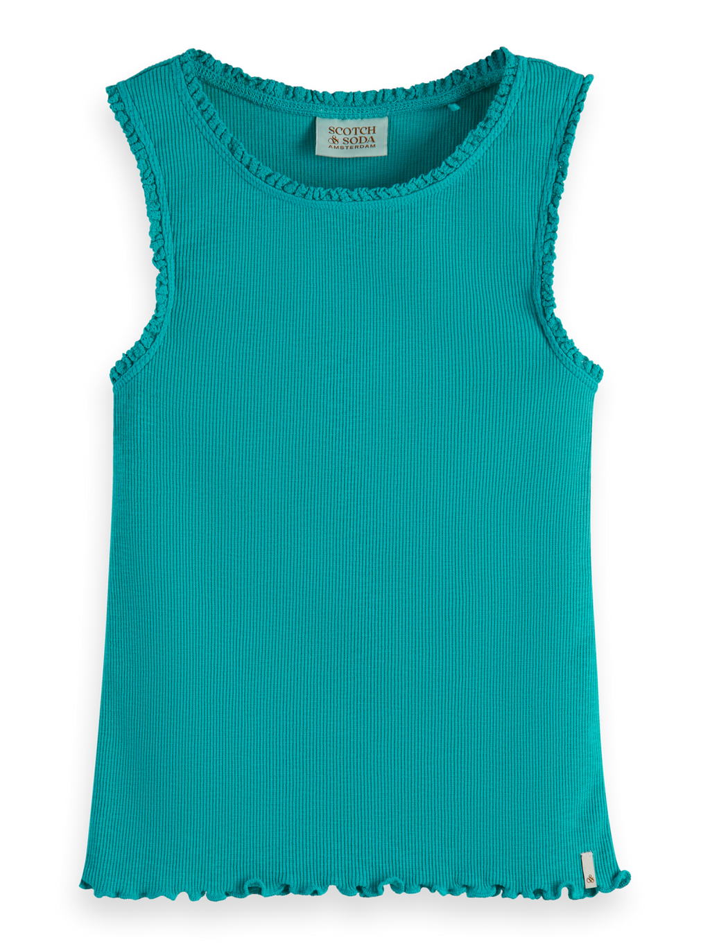 FITTED RIBBED TANK TOP