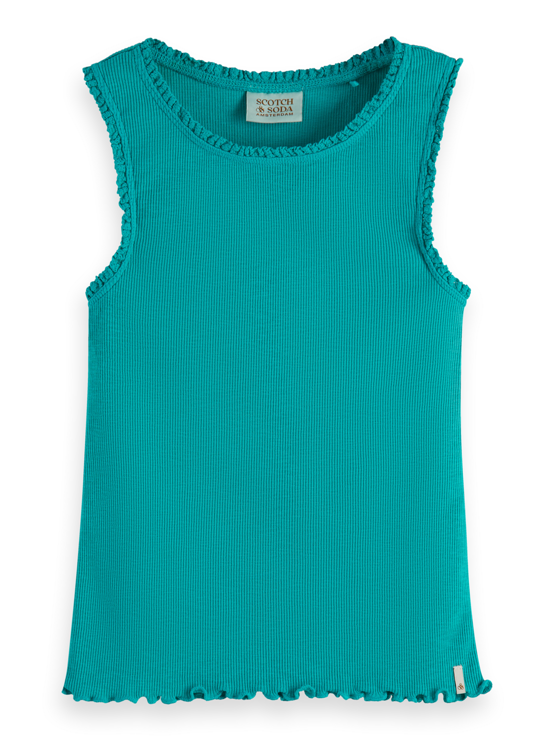 FITTED RIBBED TANK TOP