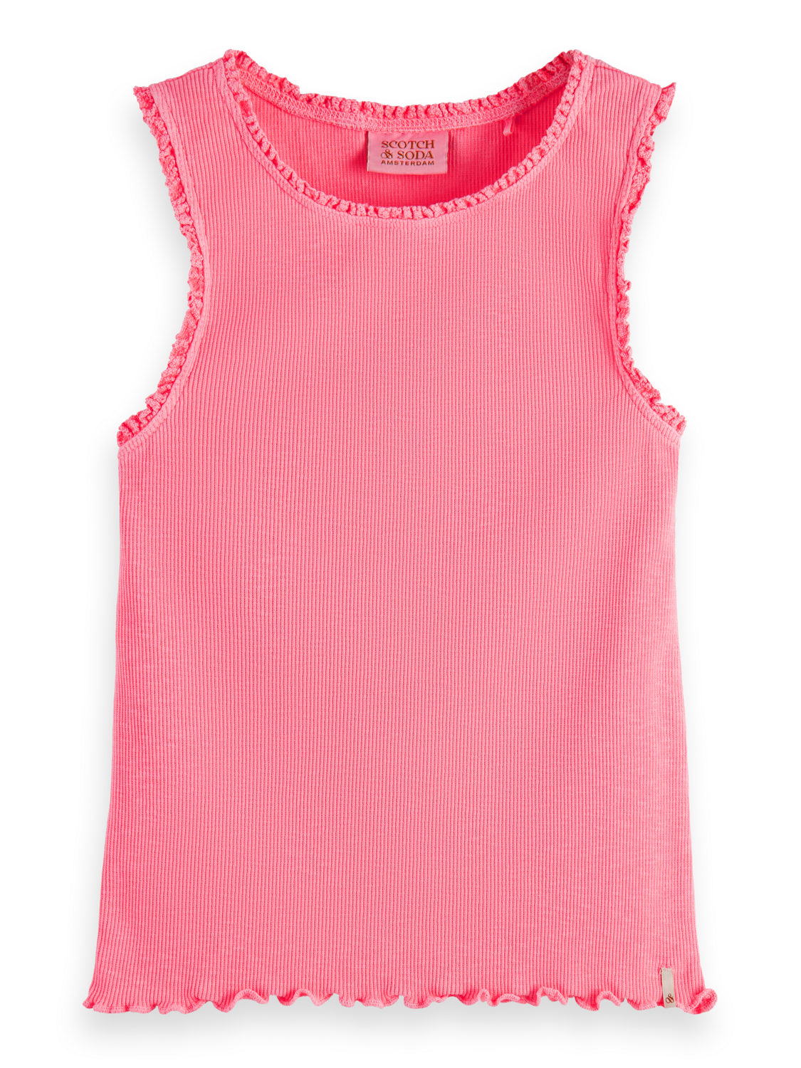 FITTED RIBBED TANK TOP