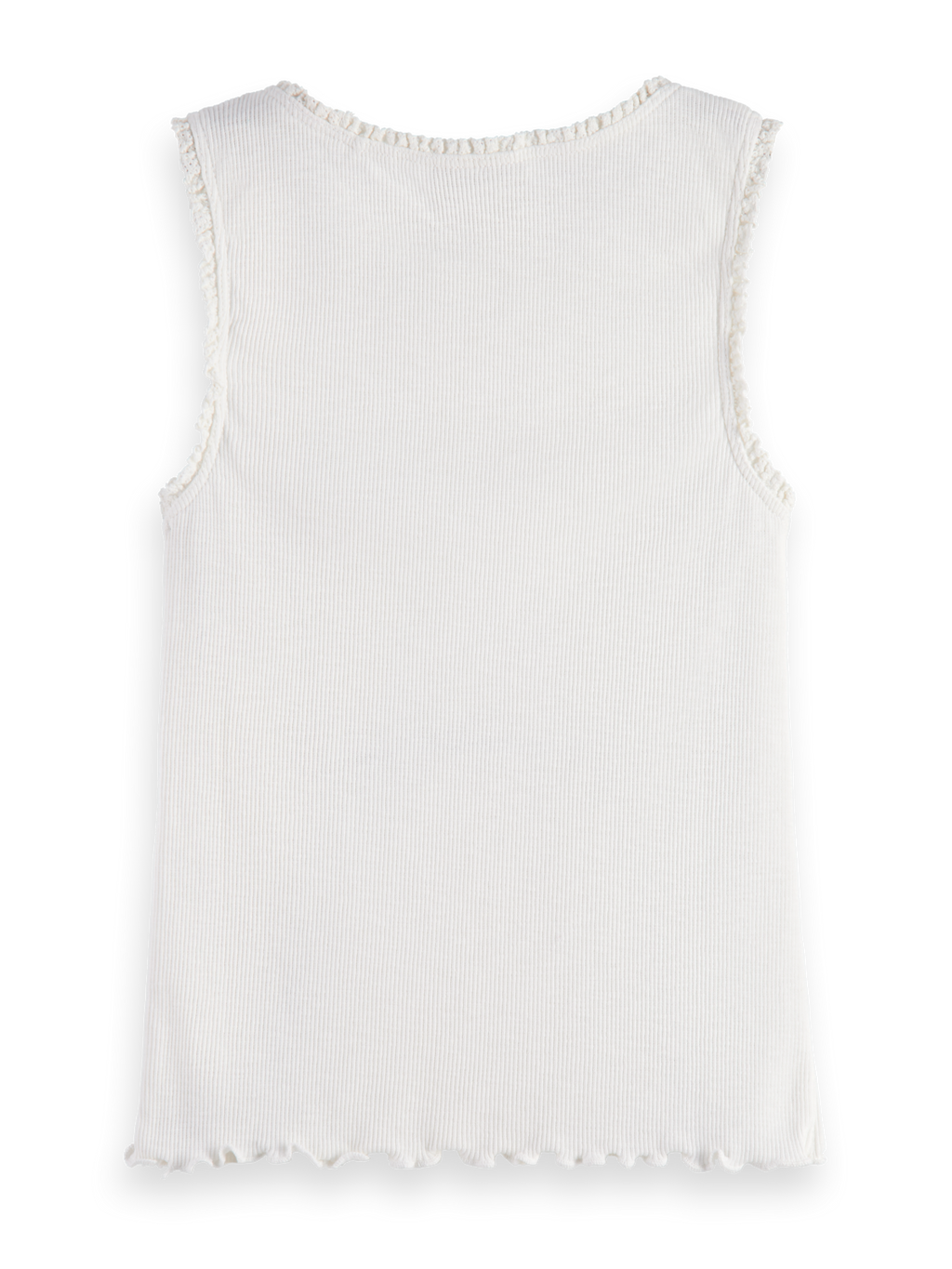 FITTED RIBBED TANK TOP