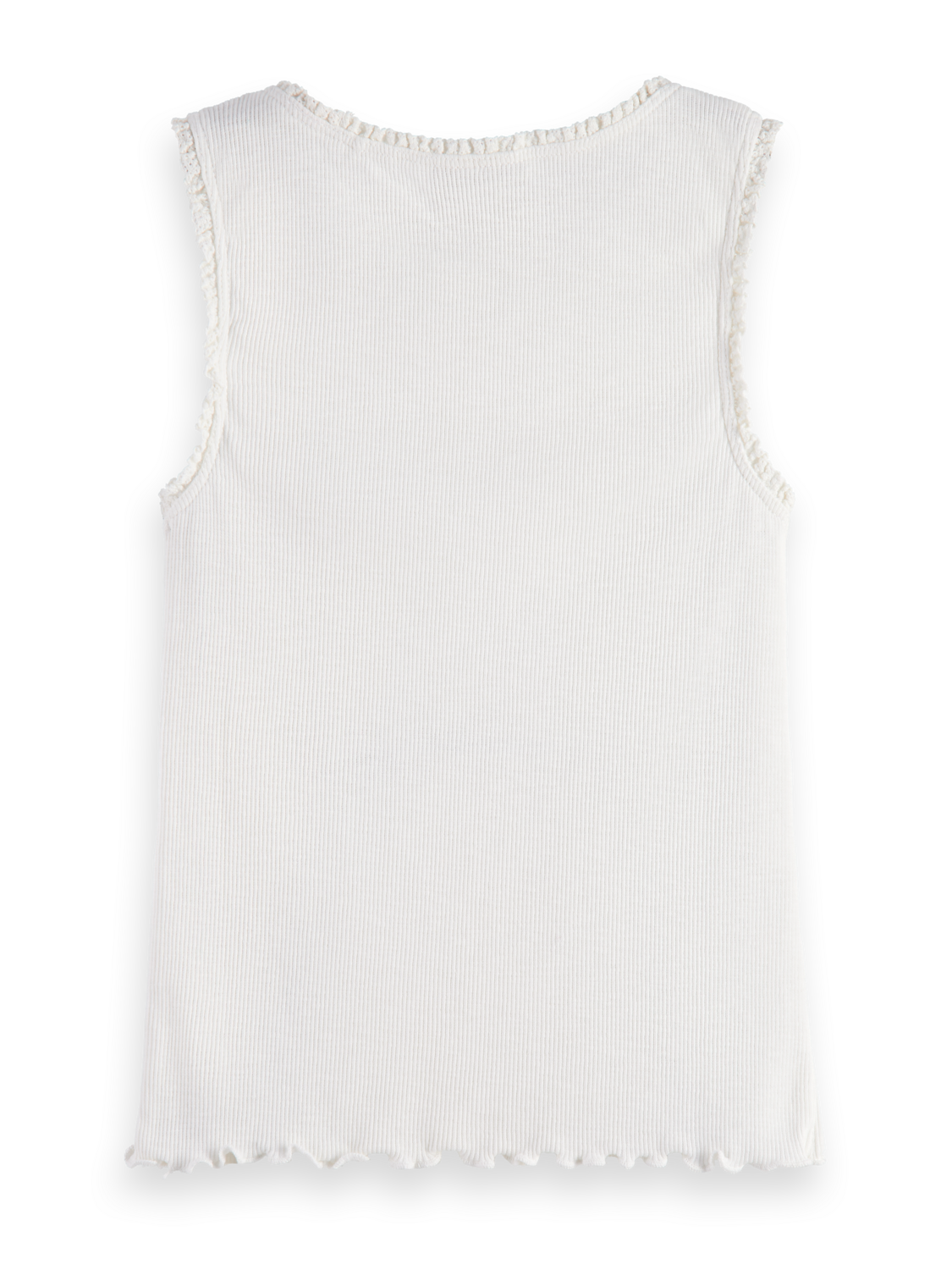 FITTED RIBBED TANK TOP