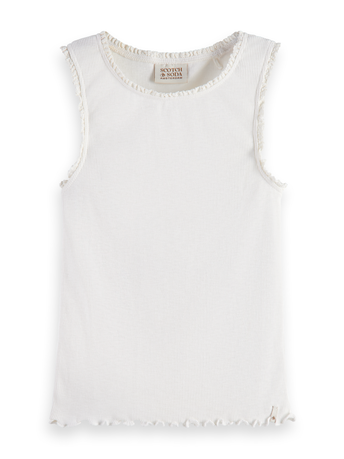 FITTED RIBBED TANK TOP