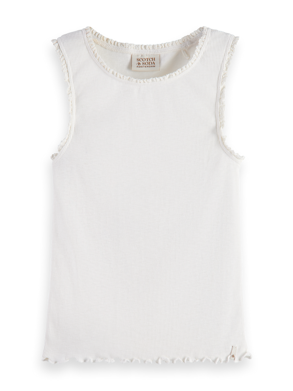 FITTED RIBBED TANK TOP