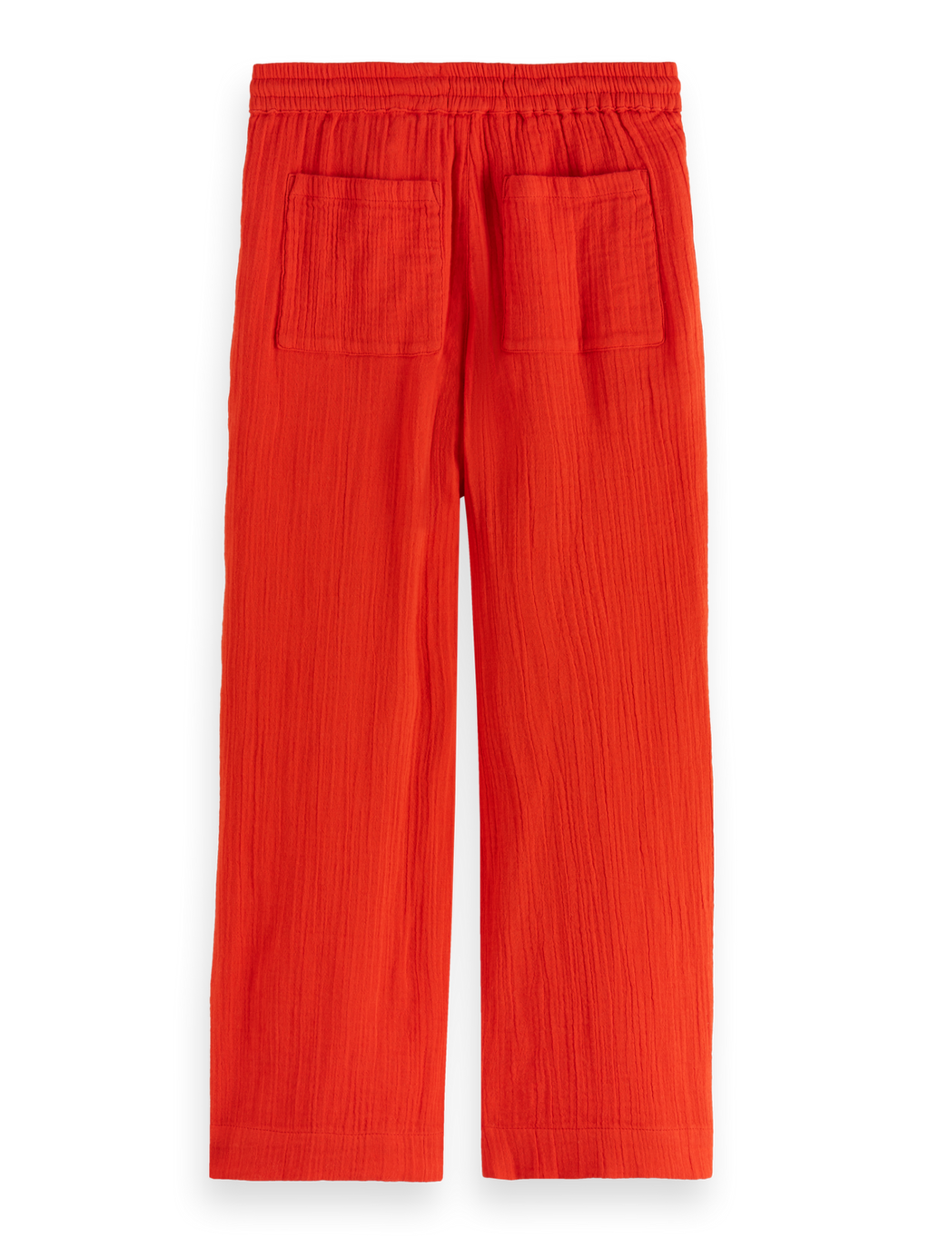 Girls STRAIGHT LEG CRINKLE COTTON PANTS