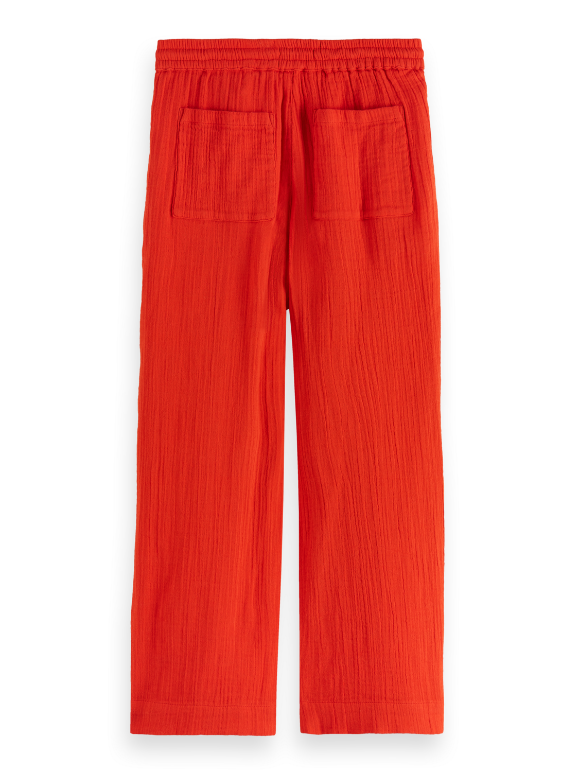 Girls STRAIGHT LEG CRINKLE COTTON PANTS