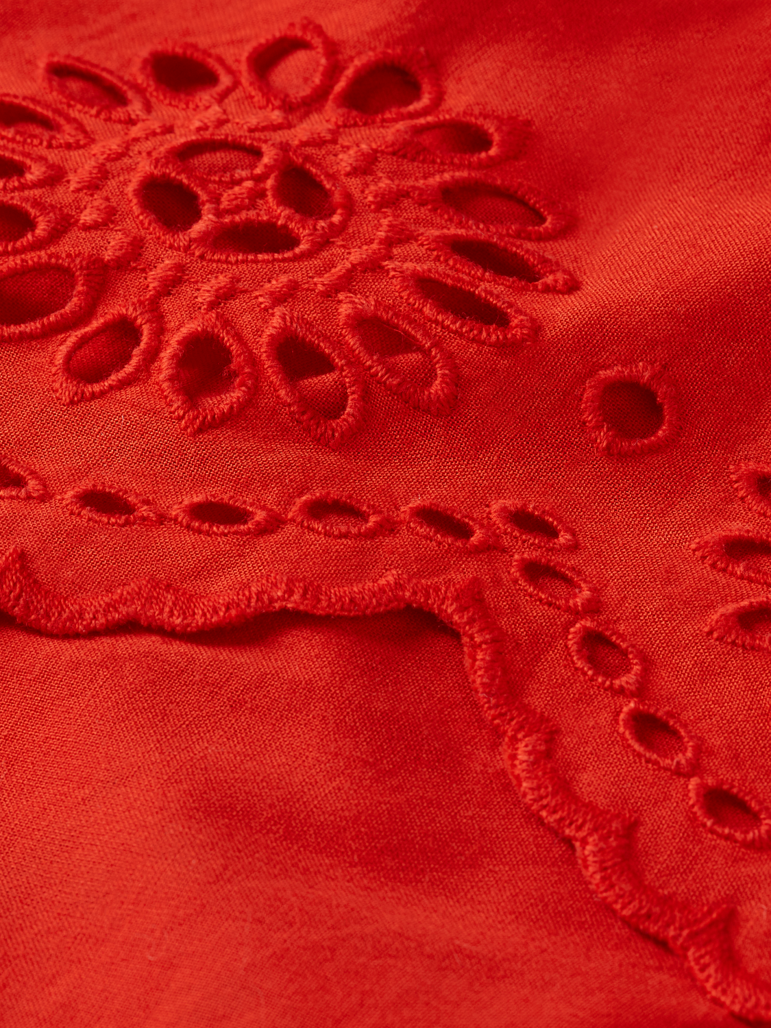 TIERED BRODERIE ANGLAISE SKIRT
