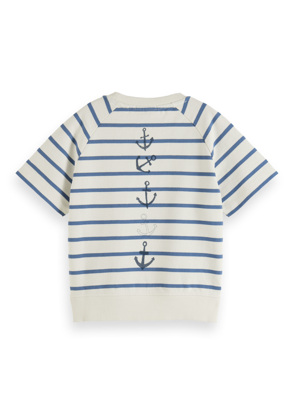 Girls SHORT SLEEVED PRINTED SWEAT TOP