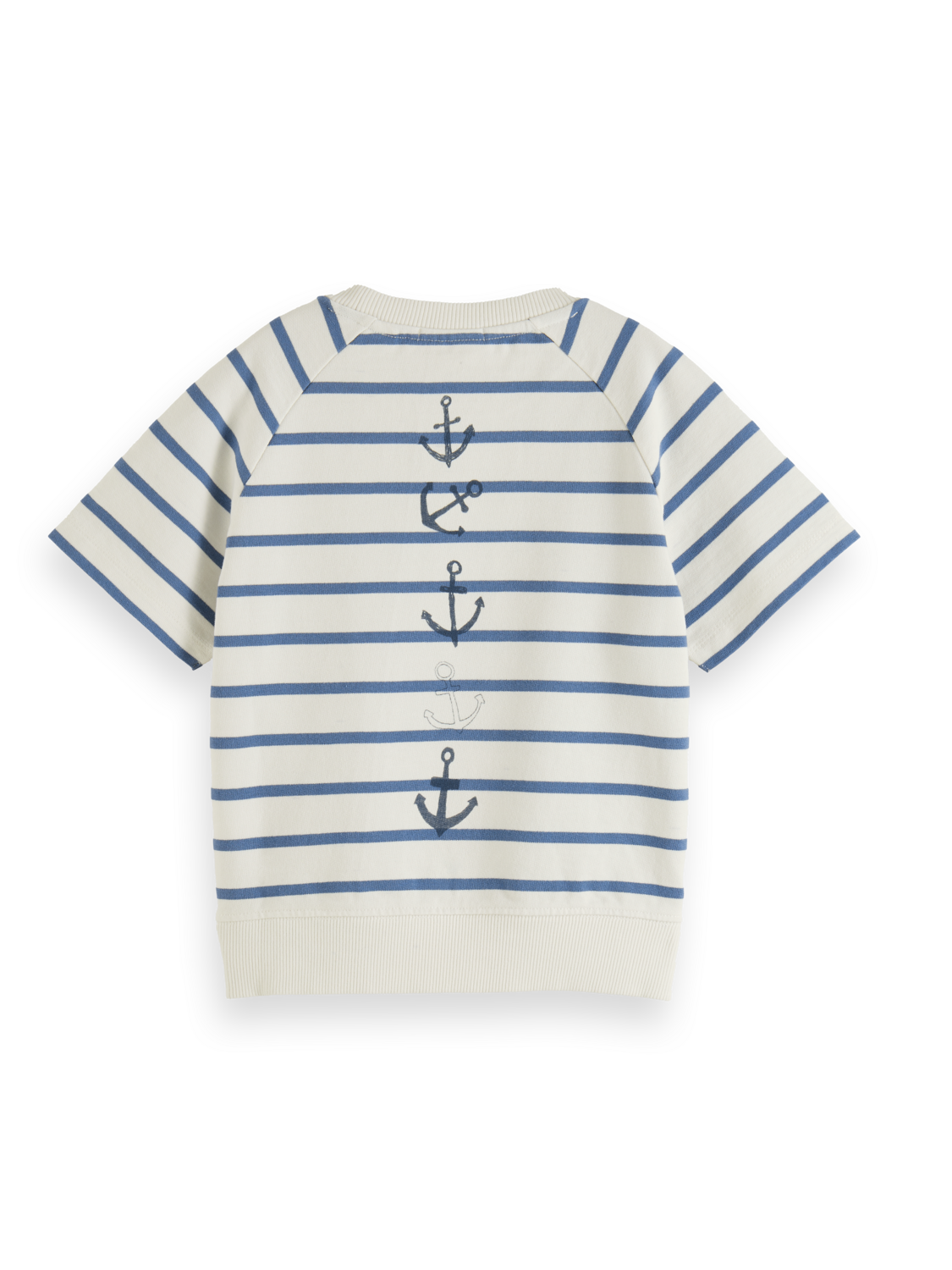 Girls SHORT SLEEVED PRINTED SWEAT TOP