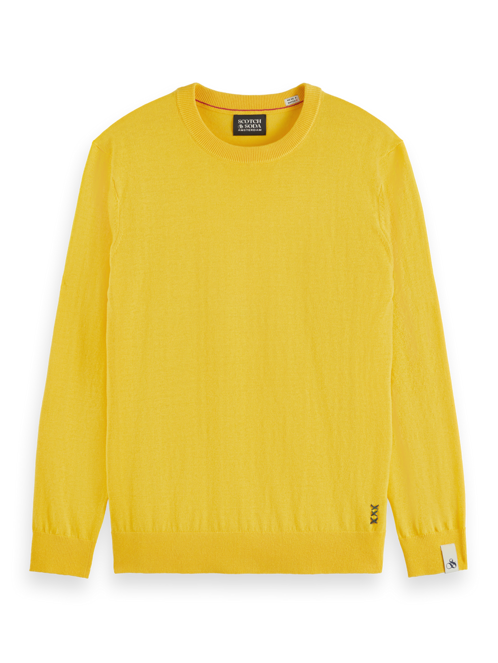 LINEN BLEND CREWNECK PULLOVER