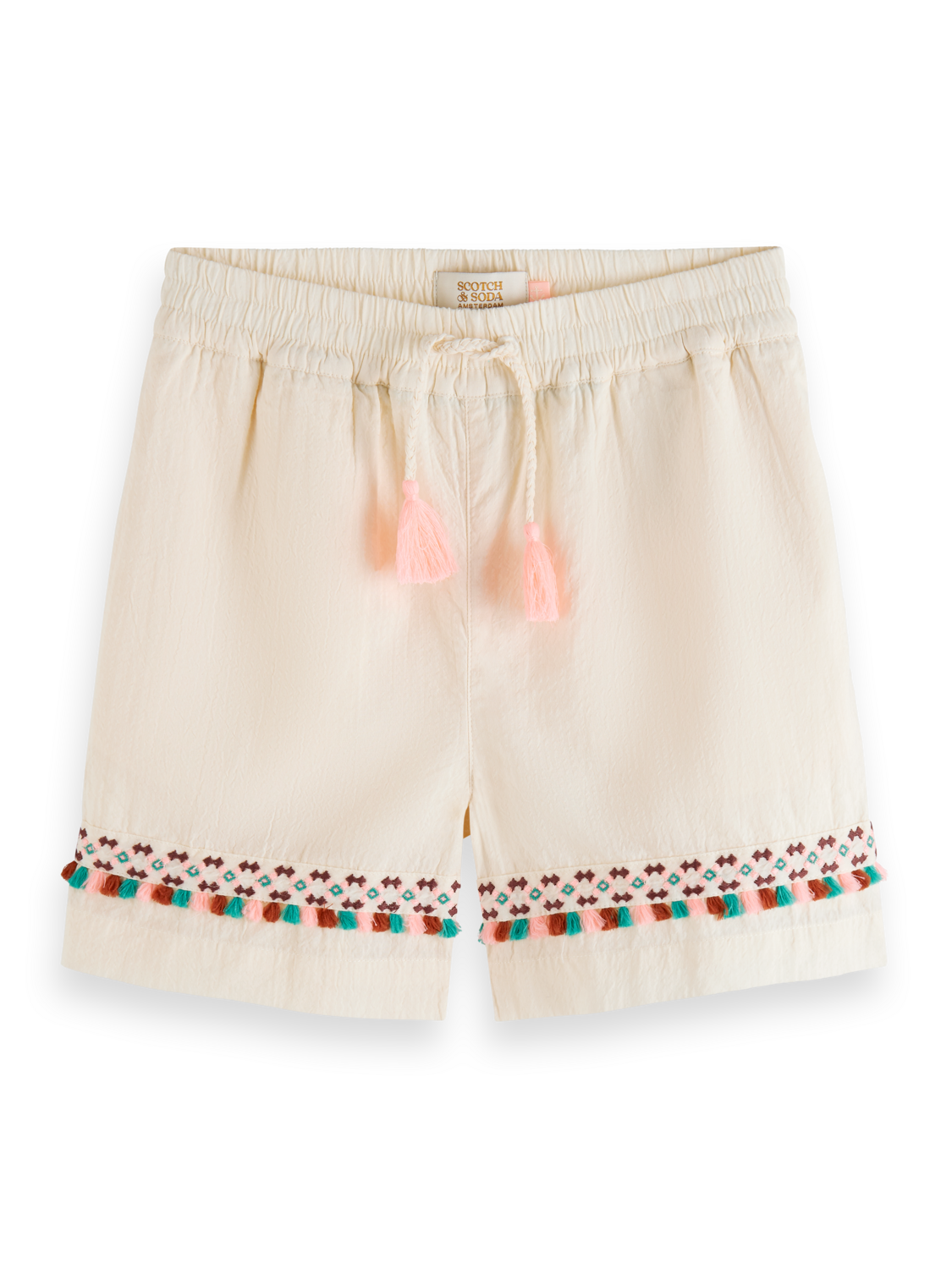 Girls NEON POP EMBROIDERED SHORTS