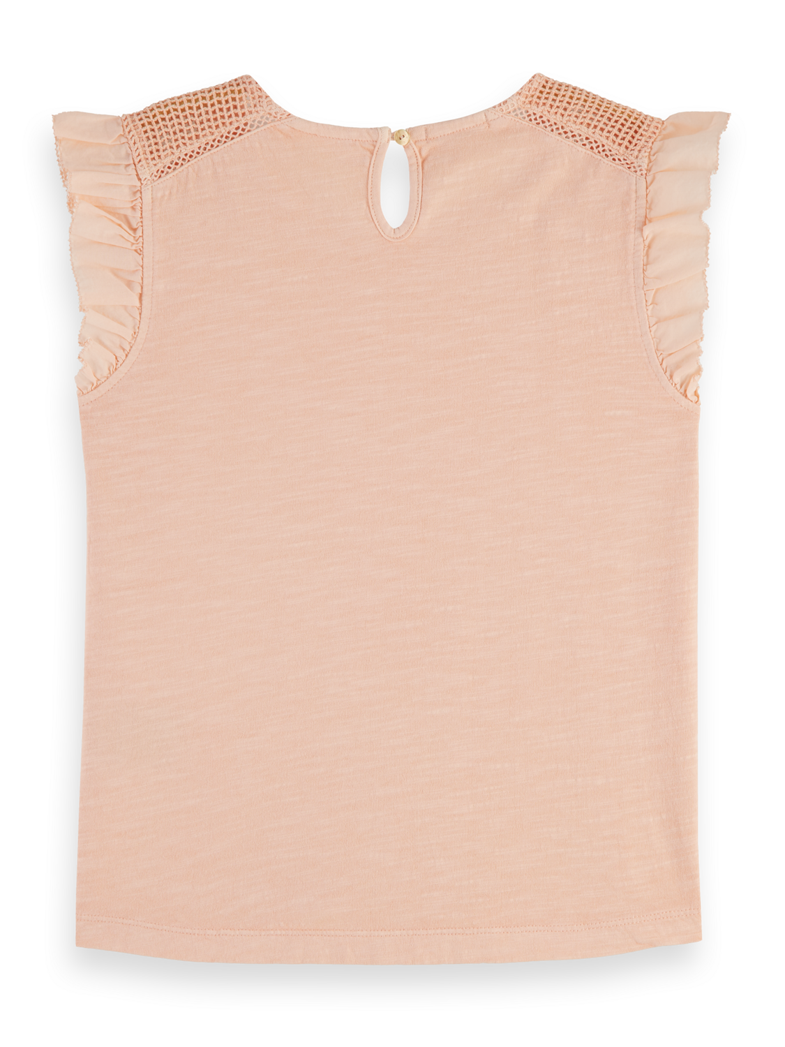 Girls WOVEN DETAIL T-SHIRT