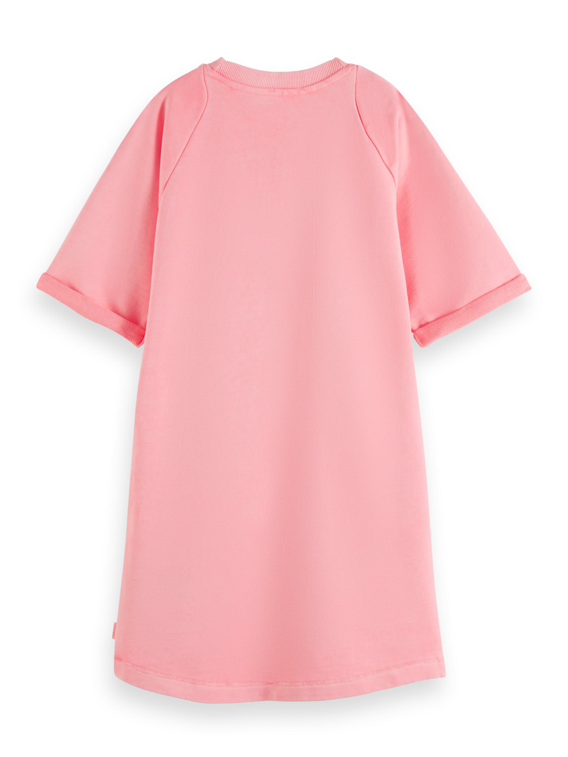 Girls GARMENT-DYED SHORT-SLEEVED SWEAT DRESS