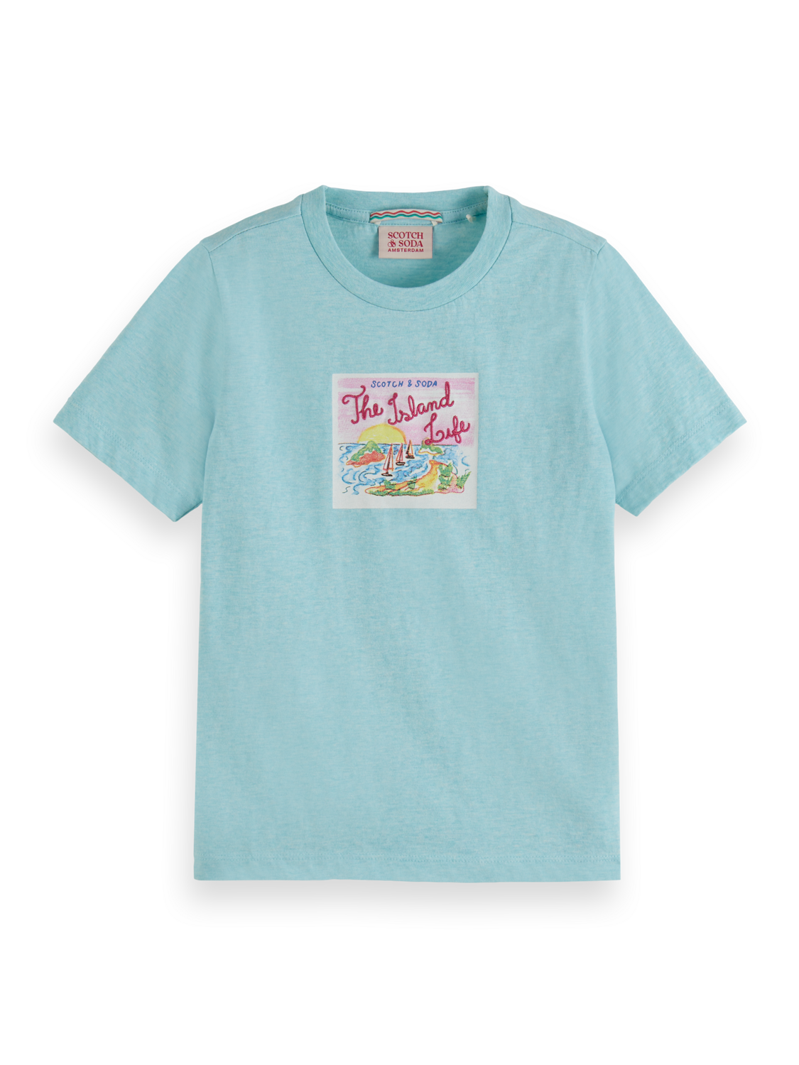 REGULAR-FIT MELANGE T-SHIRT