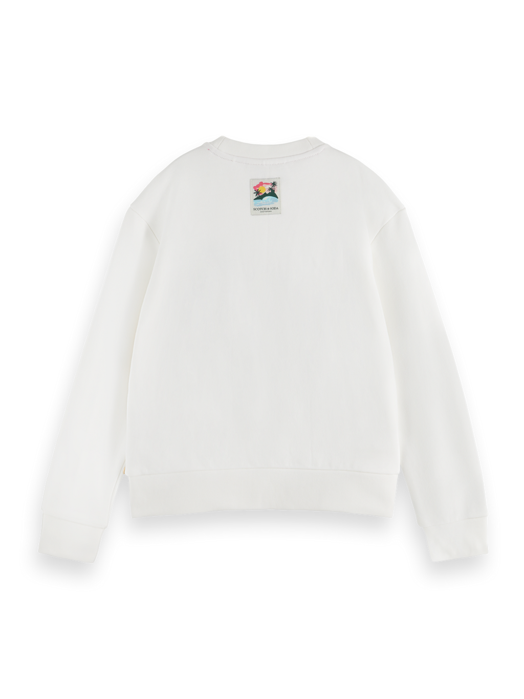 EMBROIDERED AND PRINTED RELAXED-FIT SWEATSHIRT