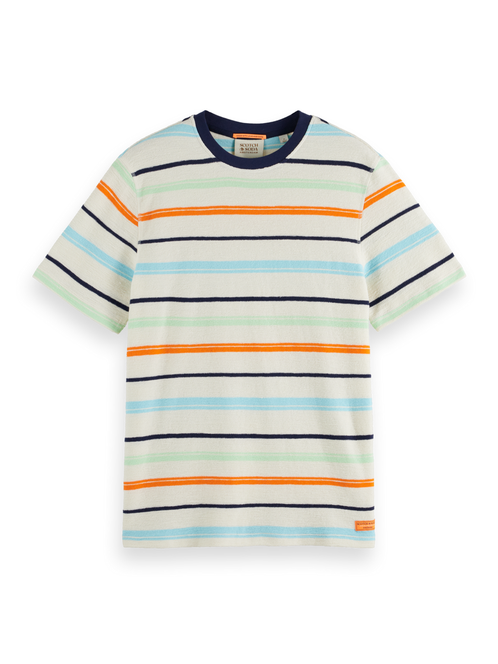 STRUCTURED STRIPED T-SHIRT