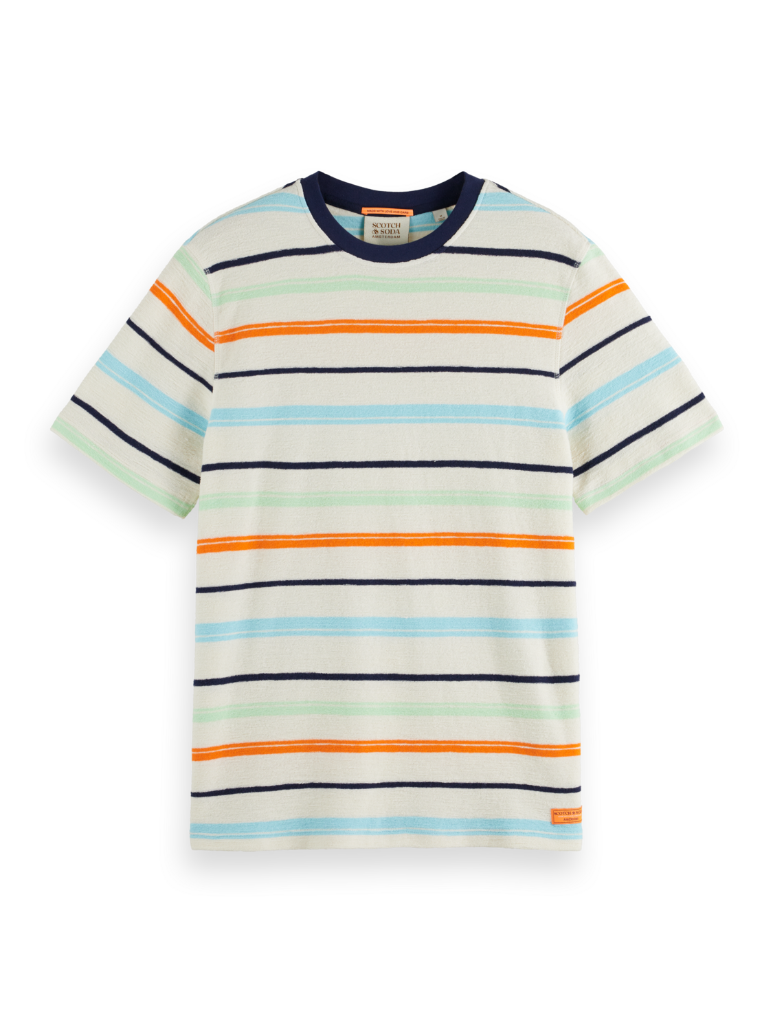 STRUCTURED STRIPED T-SHIRT