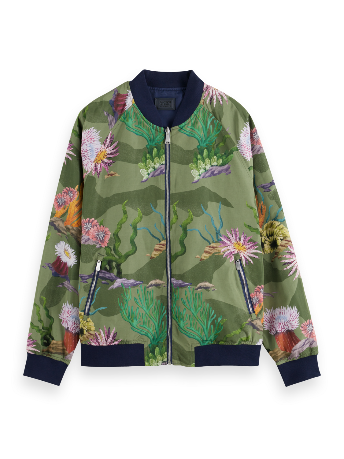 PRINTED REVERSIBLE BOMBER JACKET