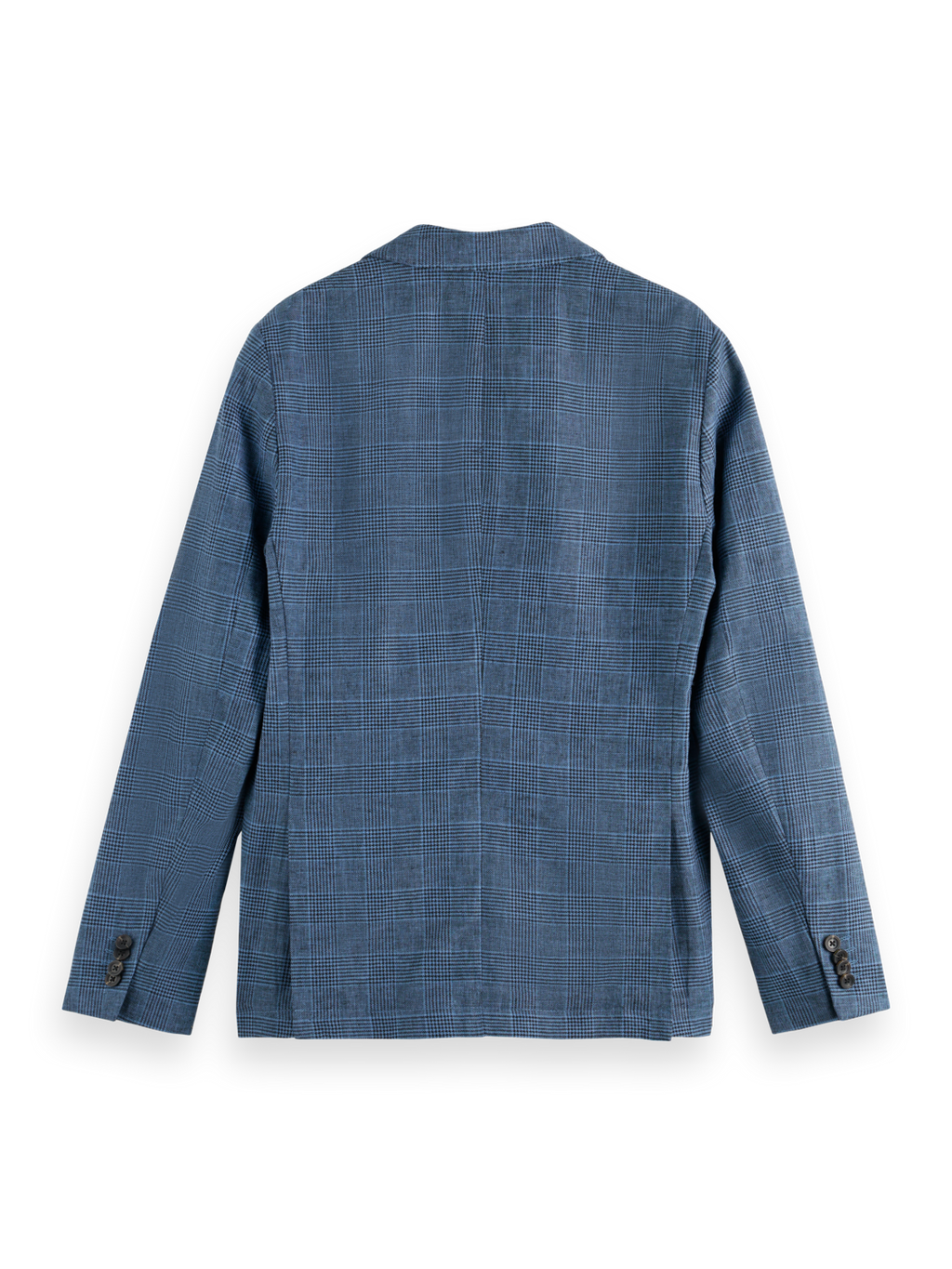 DOUBLE-BREASTED CHECK BLAZER