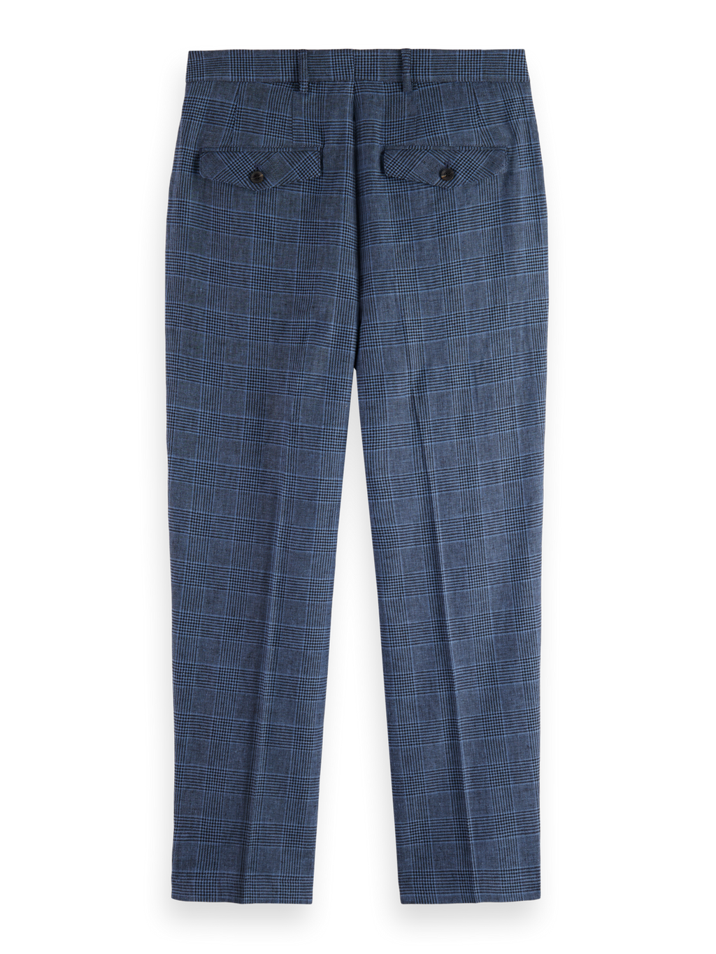 SEASONAL - WIDE-FIT PLEATED CHECK CHINO