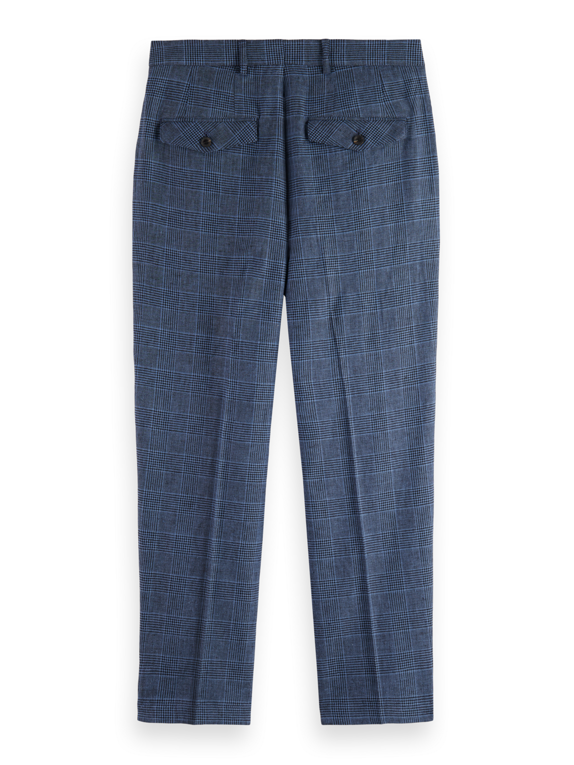 SEASONAL - WIDE-FIT PLEATED CHECK CHINO