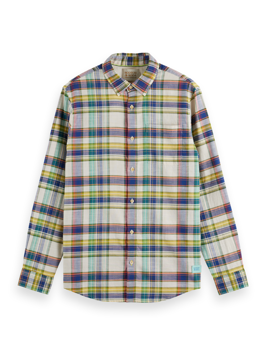 BASKET WEAVE CHECK SHIRT