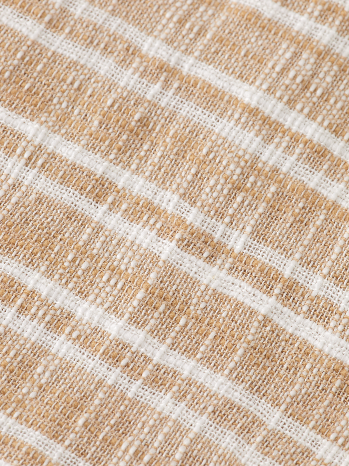 HORIZONTAL COTTON LINEN STRIPE SHIRT