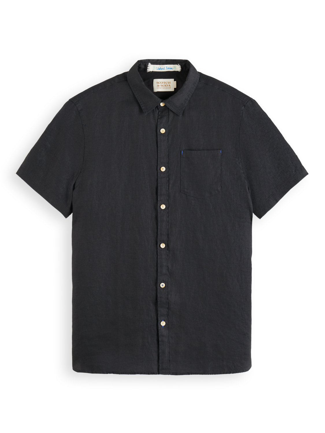 SHORT SLEEVE LINEN SHIRT