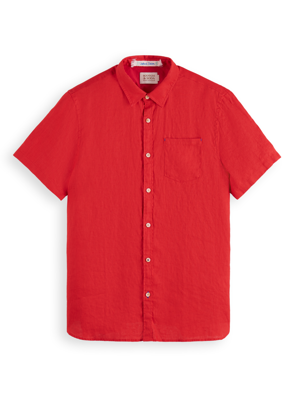 SHORT SLEEVE LINEN SHIRT