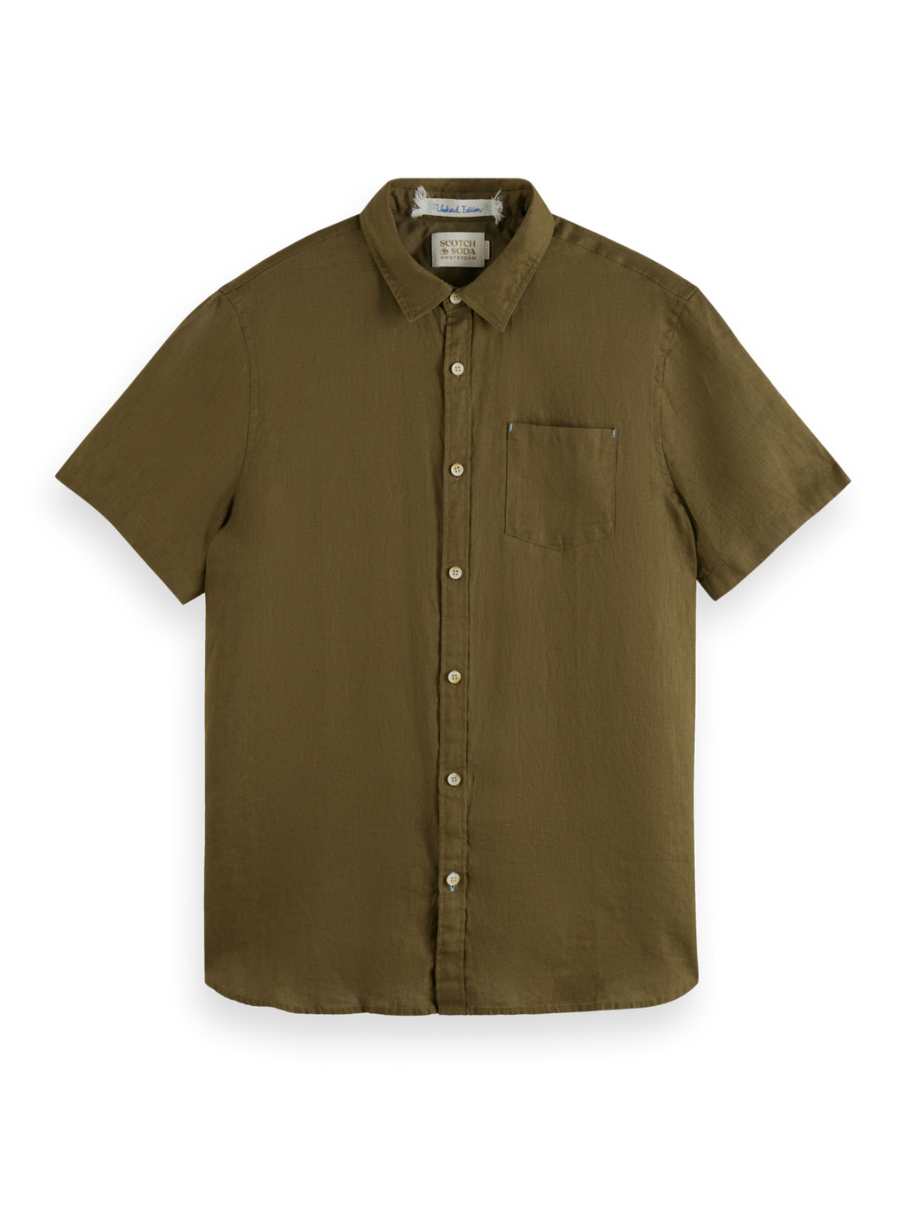 SHORT SLEEVE LINEN SHIRT