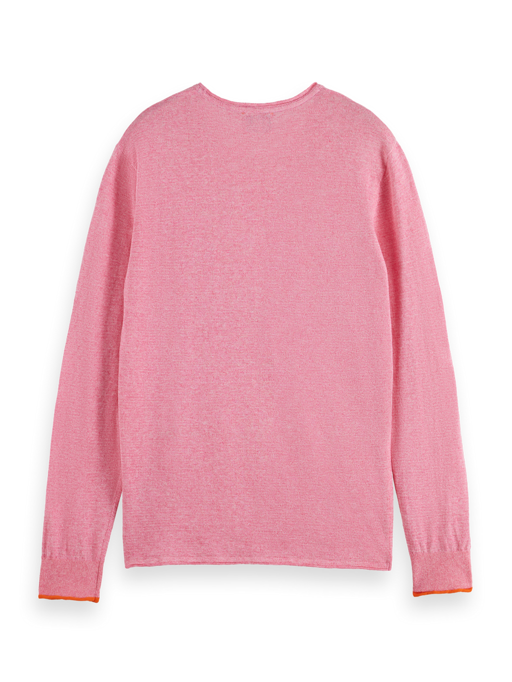LINEN COTTON BLEND CREW NECK