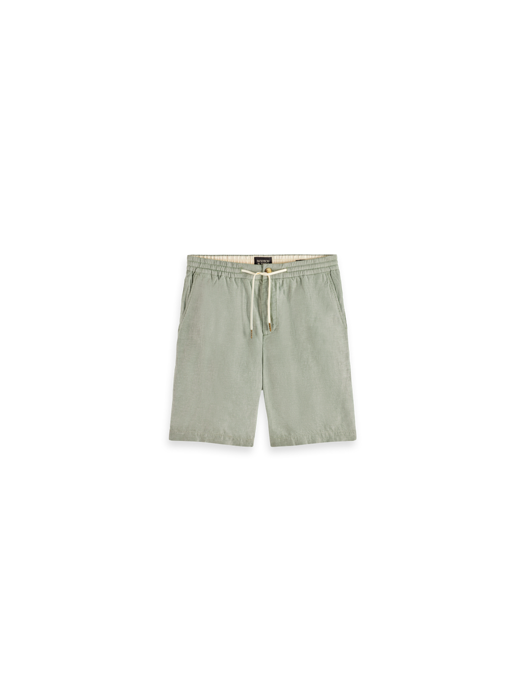 FAVE- COTTON/LINEN TWILL BERMUDA