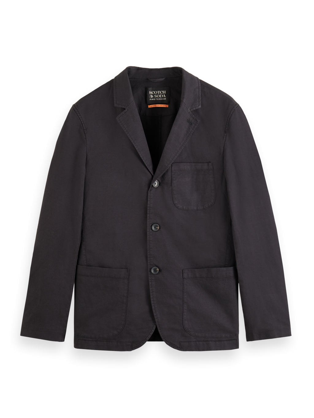 UNCONSTRUCTED GARMENT-DYED BLAZER