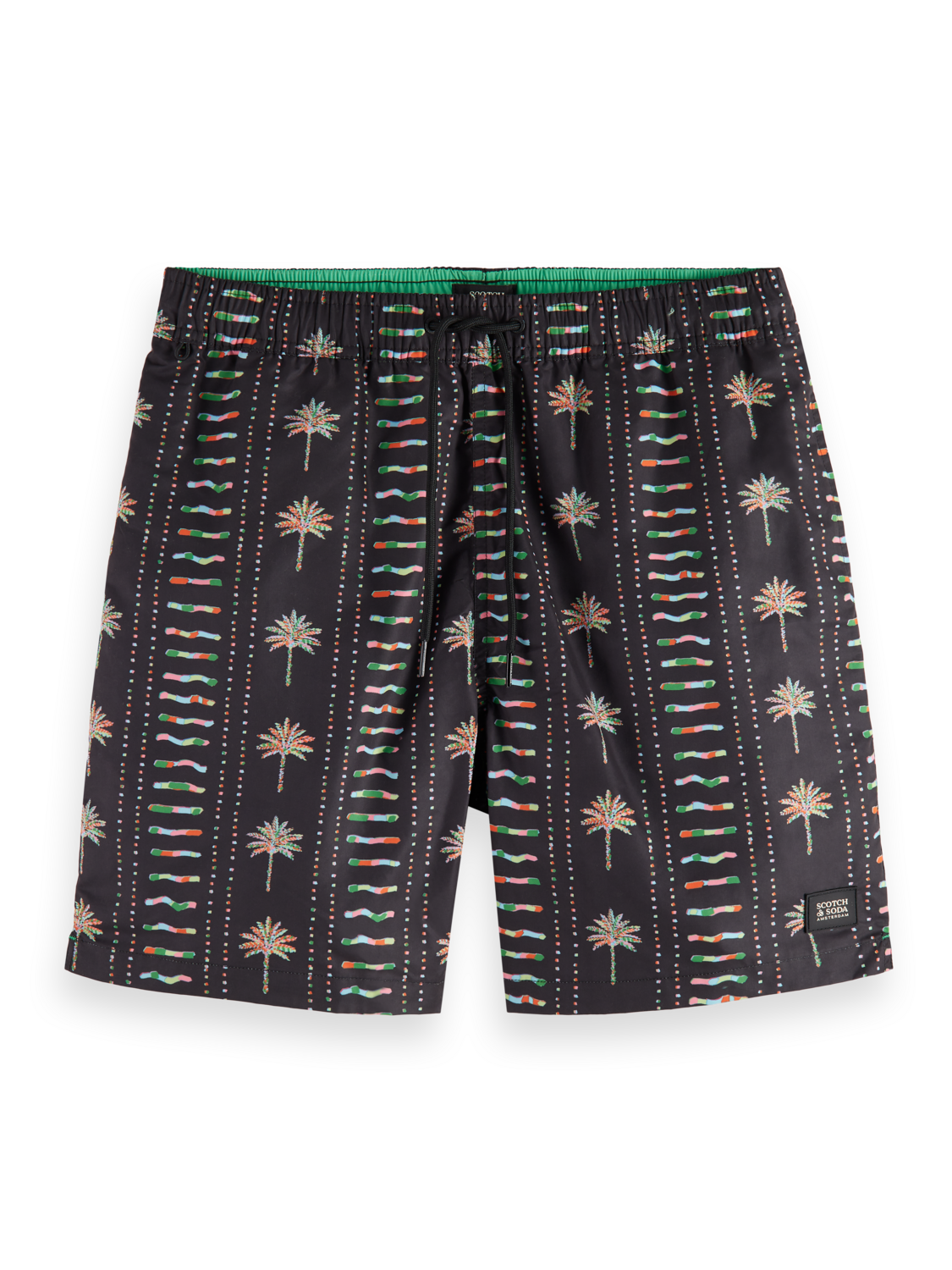 MID LENGTH SWIM SHORT ALL OVER PRINT