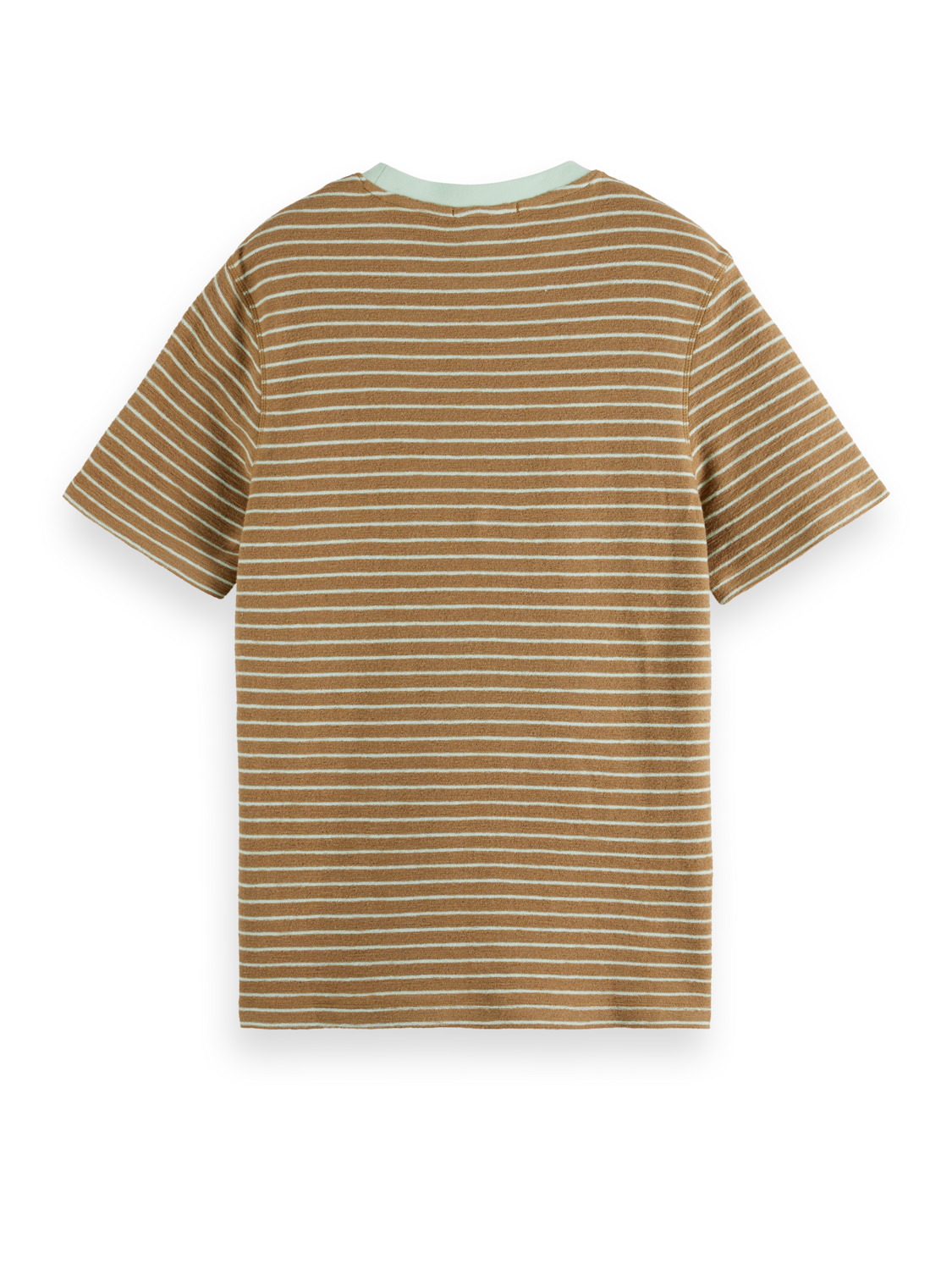 Strukturiertes T-Shirt mit Streifen