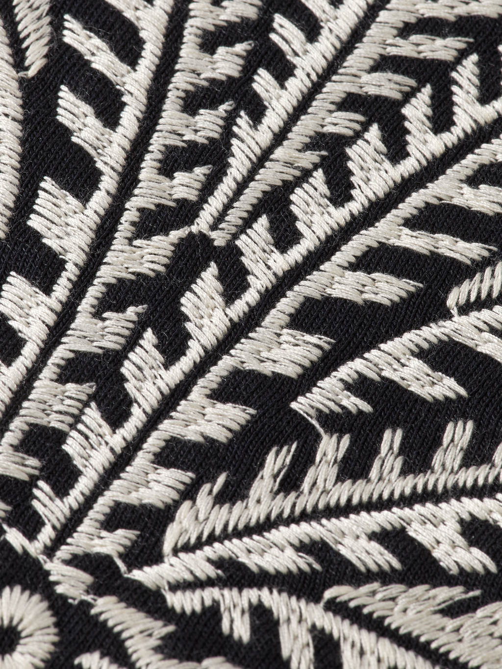 PALM TREE EMBROIDERY HOODIE
