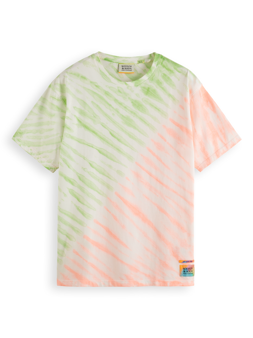 DIAGONAL TIE DYE T-SHIRT