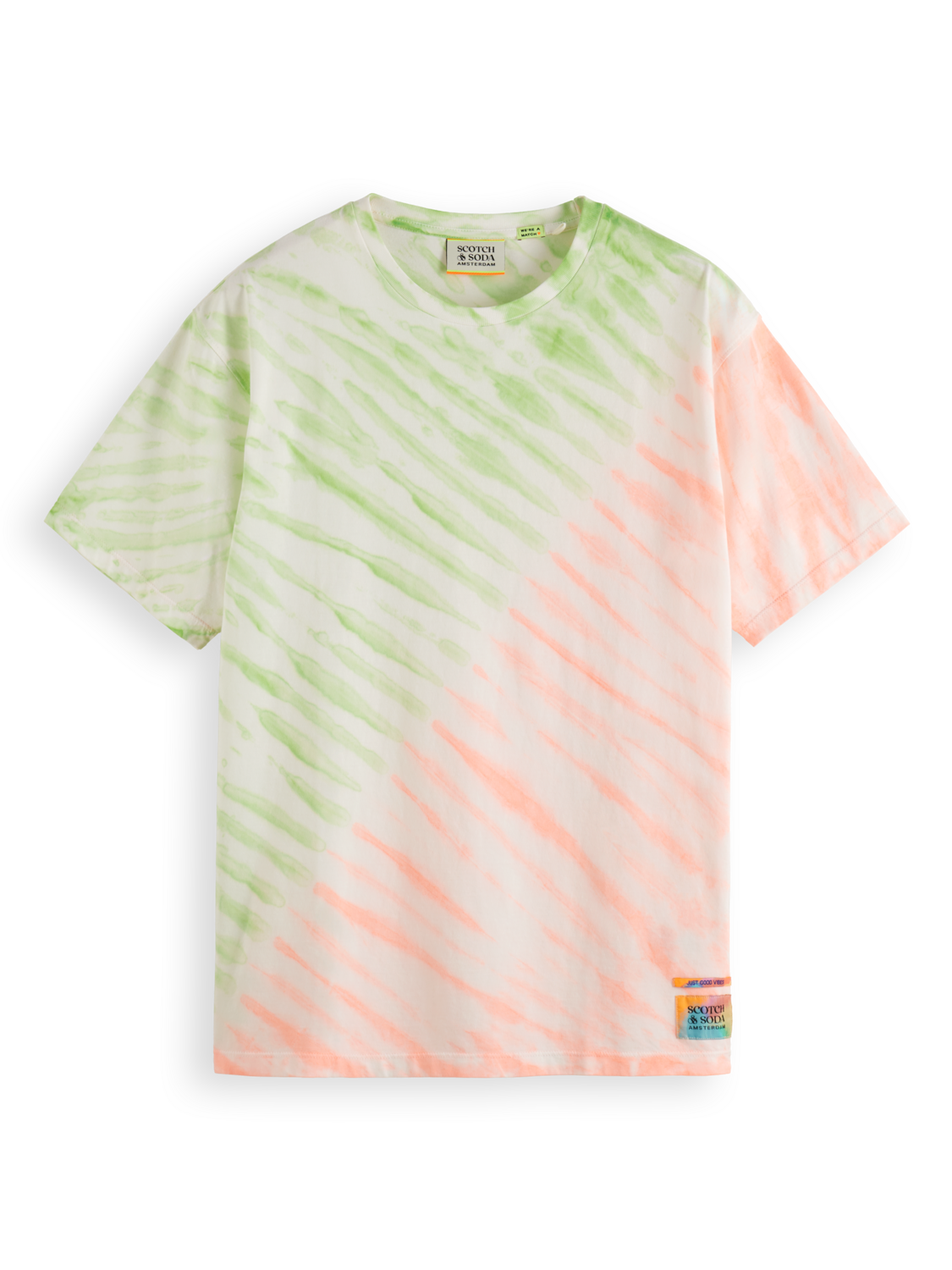 DIAGONAL TIE DYE T-SHIRT