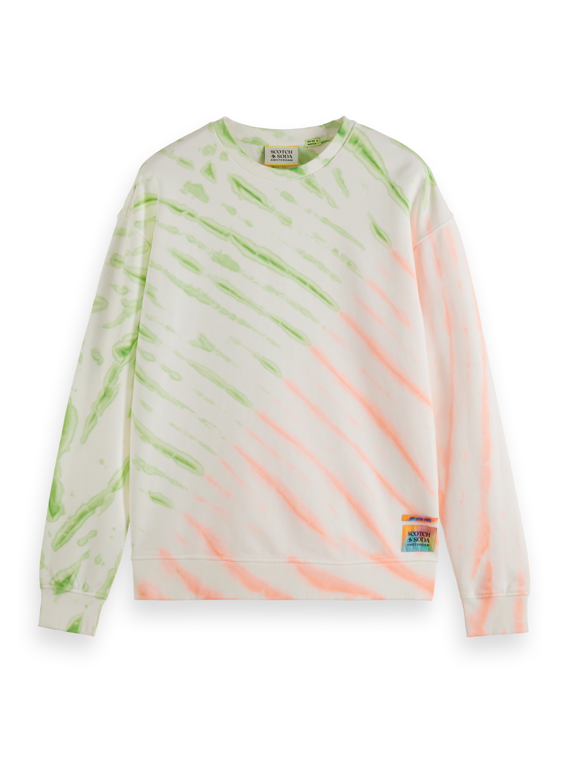 DIAGONAL TIE-DYED SWEATSHIRT