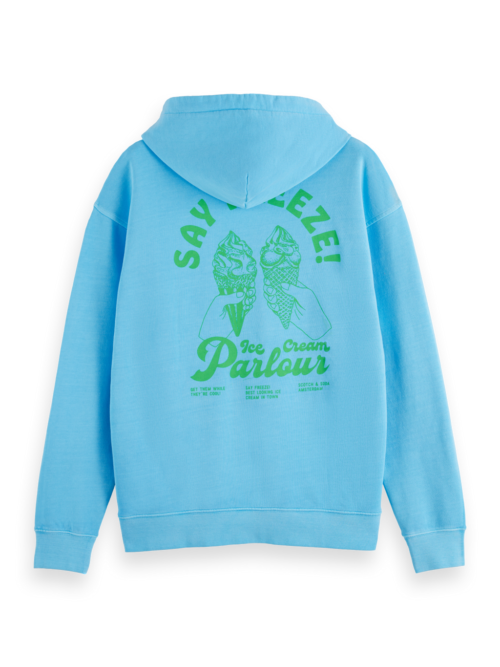 GARMENT-DYED ARTWORK HOODIE