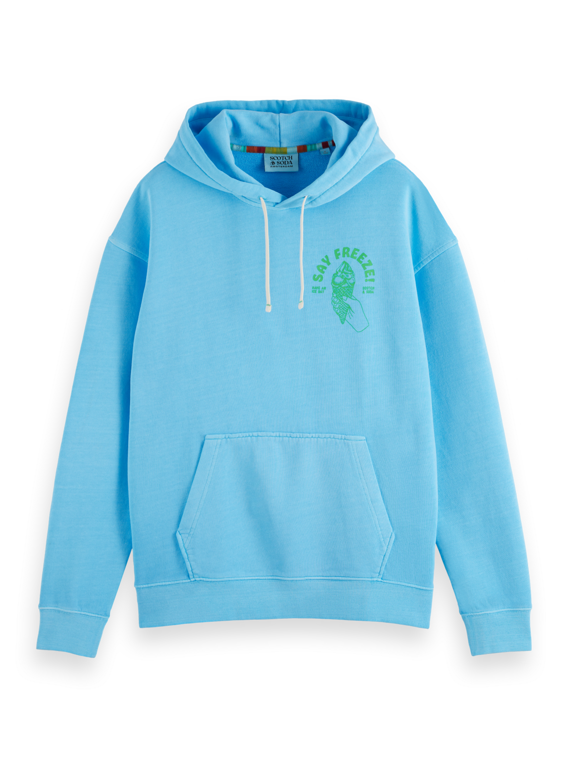 GARMENT-DYED ARTWORK HOODIE