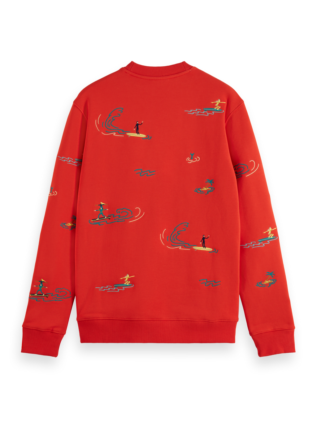 ALL-OVER EMBROIDERY SWEATSHIRT