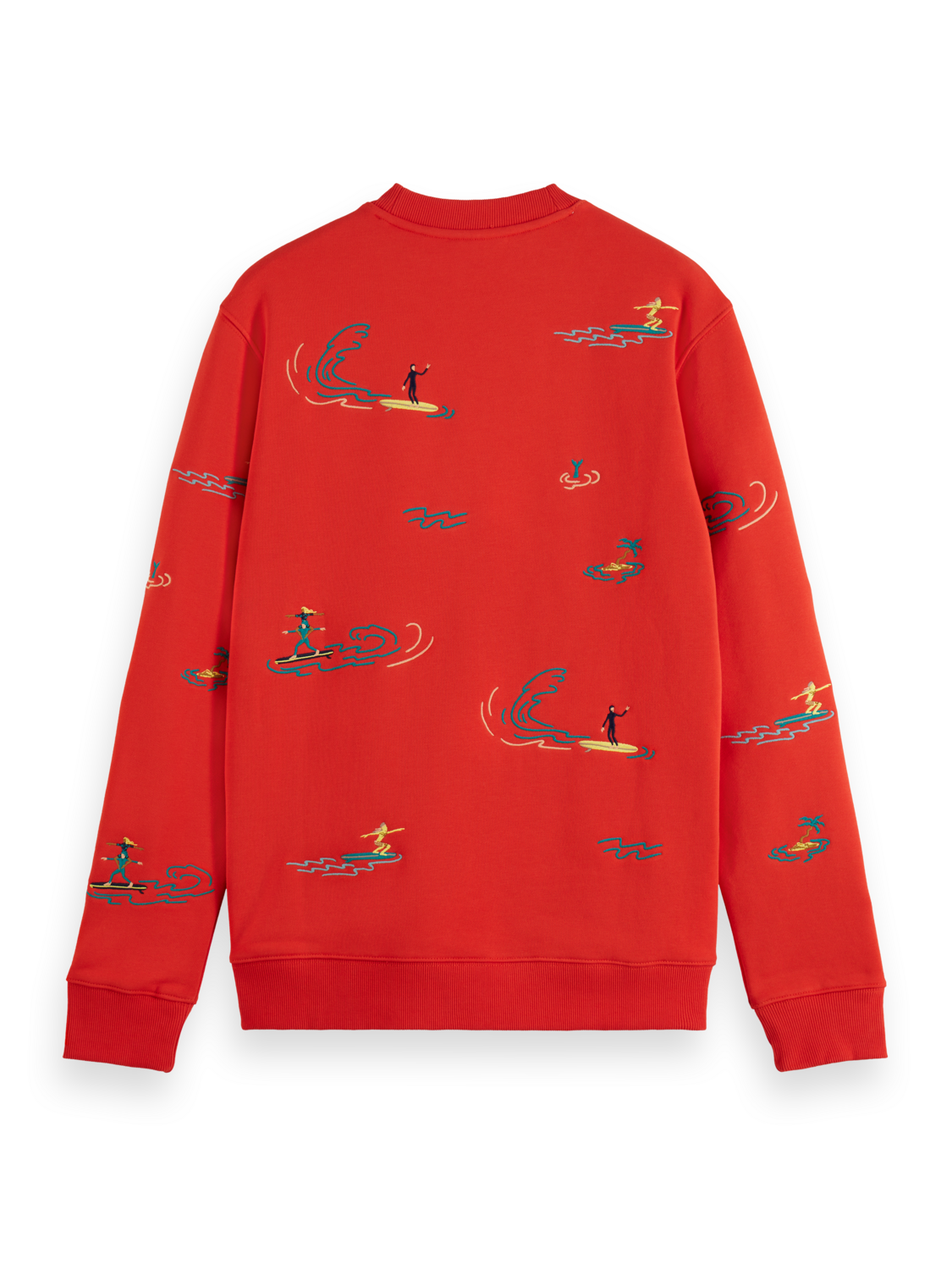 ALL-OVER EMBROIDERY SWEATSHIRT