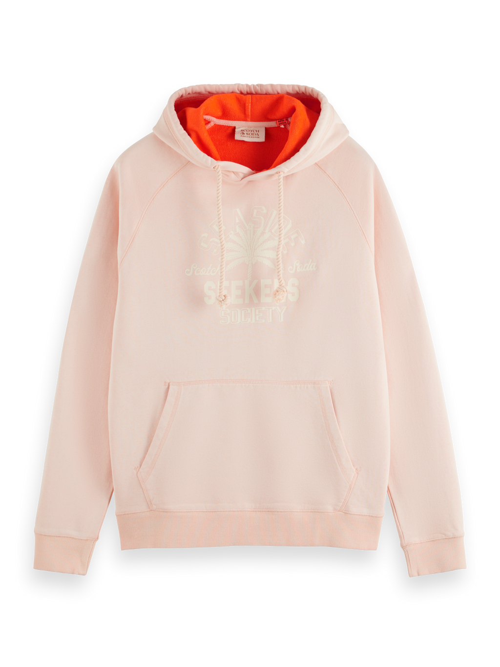 CONTRAST LOOPS ARTWORK HOODIE