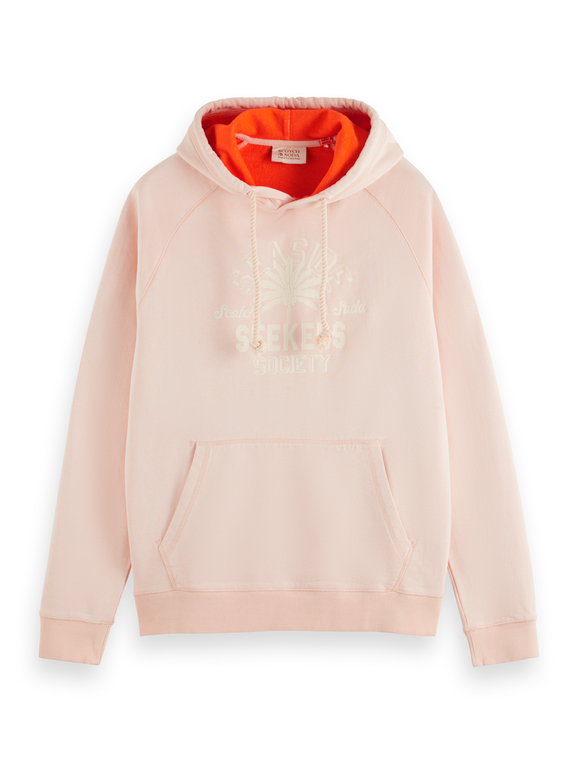 CONTRAST LOOPS ARTWORK HOODIE