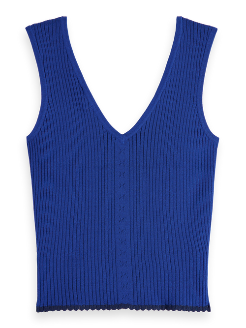 TIE BACK KNITTED TANK
