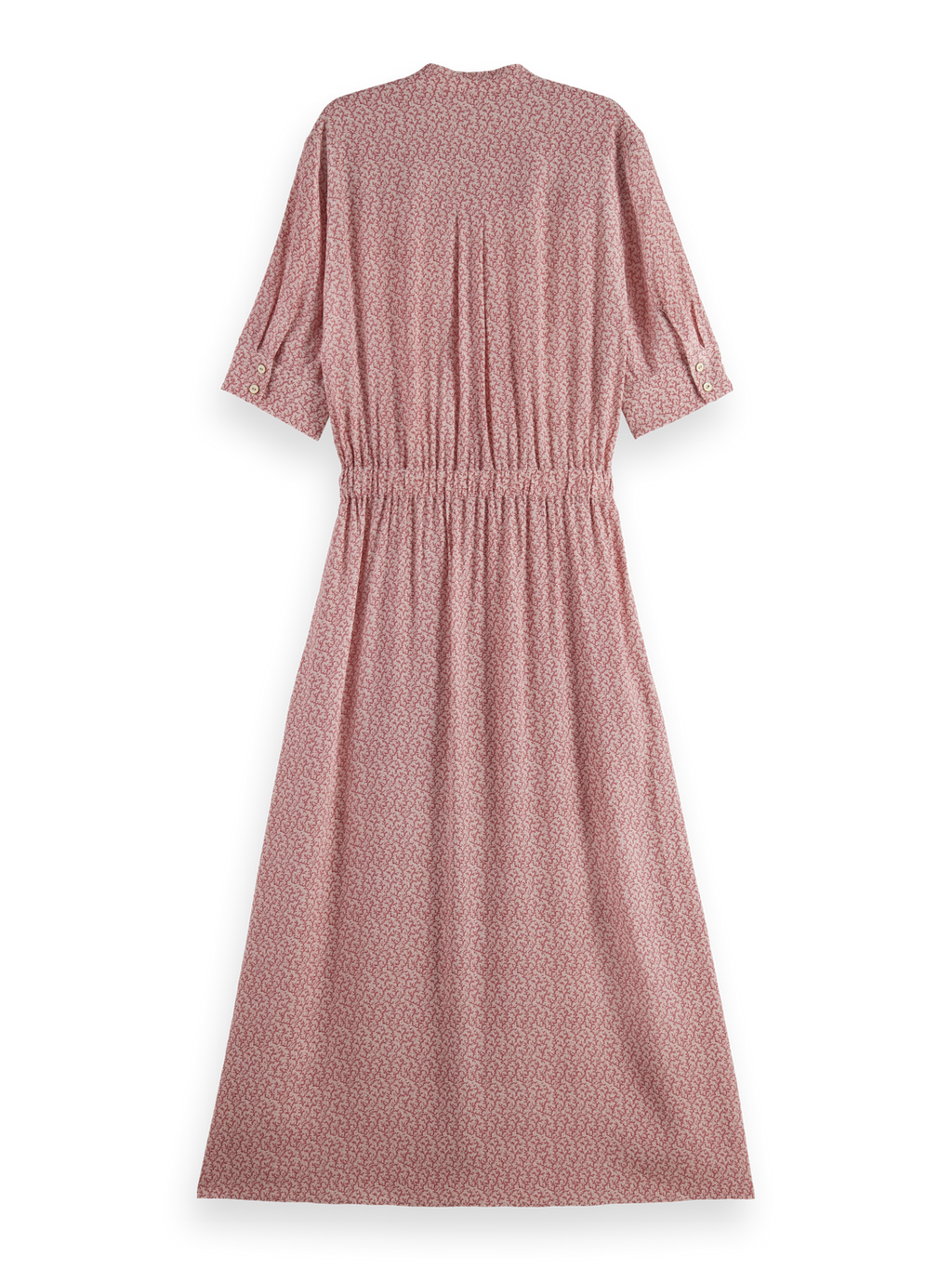 MIDI DRESS WITH BUTTON CLOSURE