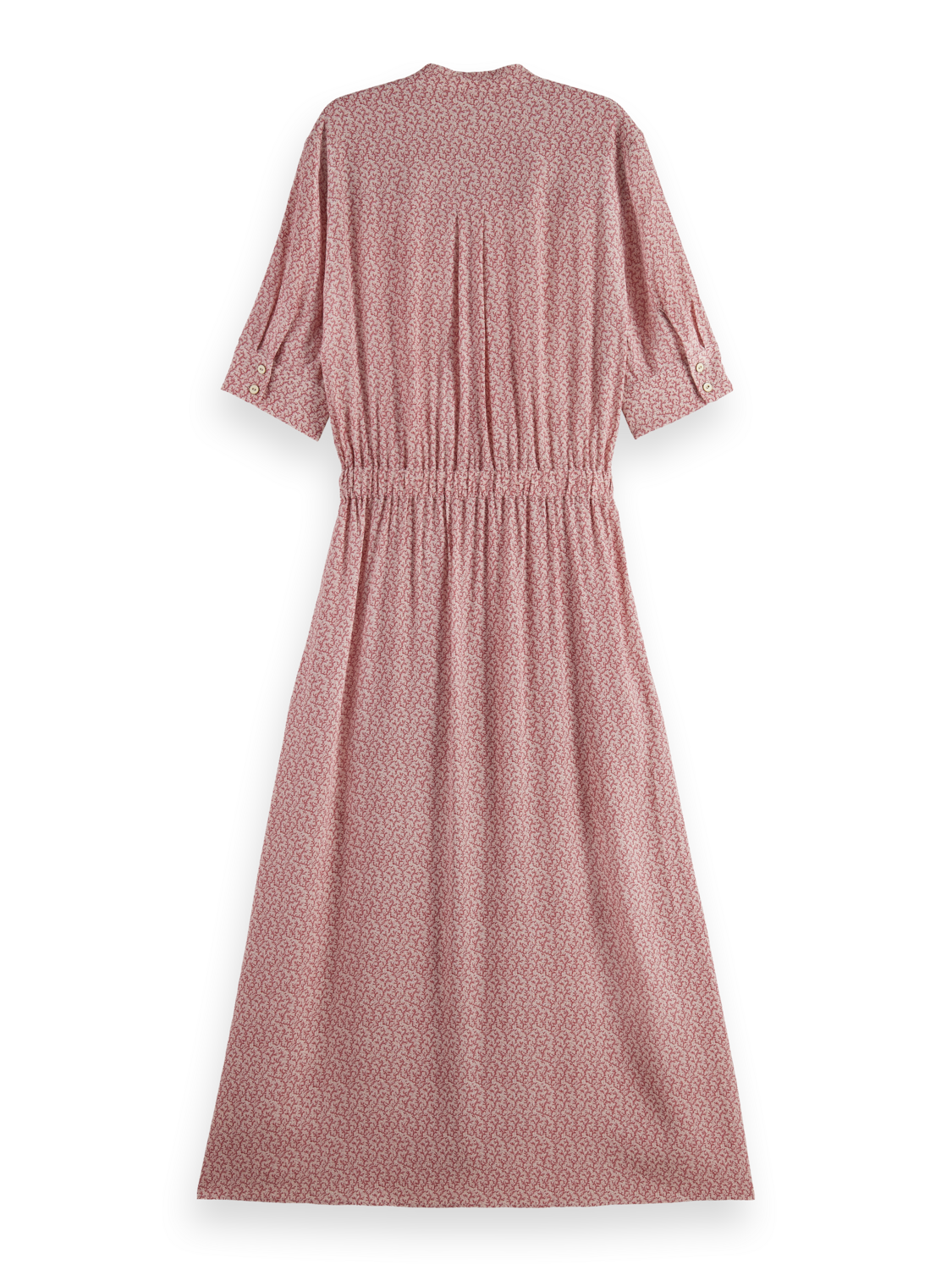 MIDI DRESS WITH BUTTON CLOSURE